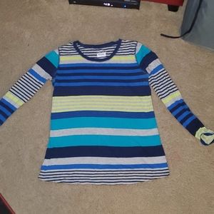 Old Navy long sleeve striped maternity top